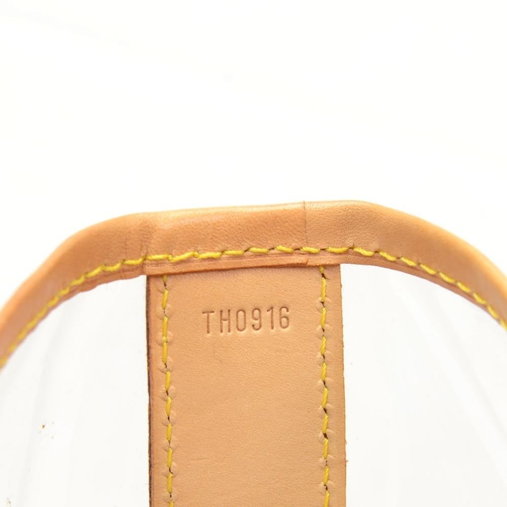 Vintage Louis Vuitton Isaac Mizrahi Clear Vinyl x Leather Limited Tote Bag 1