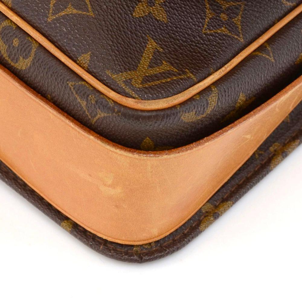 Vintage Louis Vuitton Cartouchiere GM Monogram Canvas Shoulder Bag 2