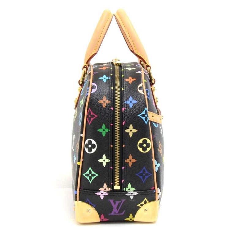 Buy Pre-owned & Brand new Luxury Louis Vuitton Black Multicolor Trouville  Handbag Online