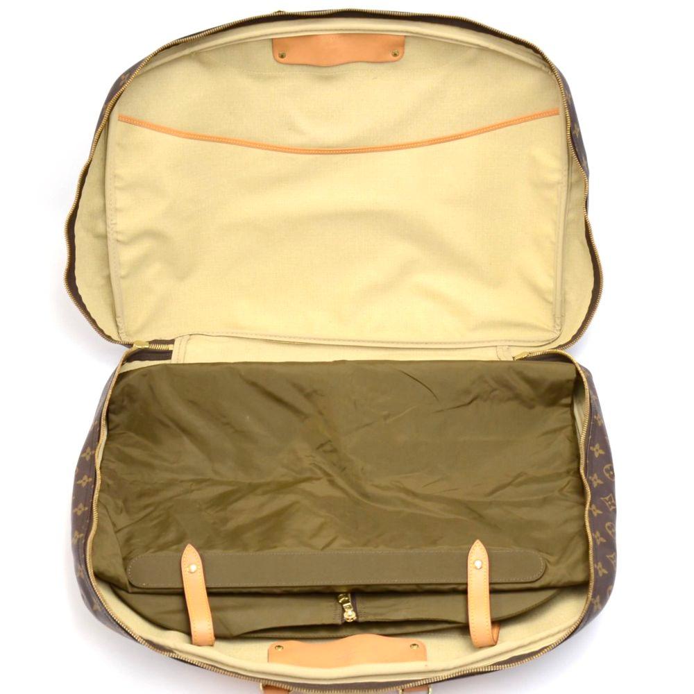Vintage Louis Vuitton Alize Monogram Canvas Garment Travel Bag + Strap 4