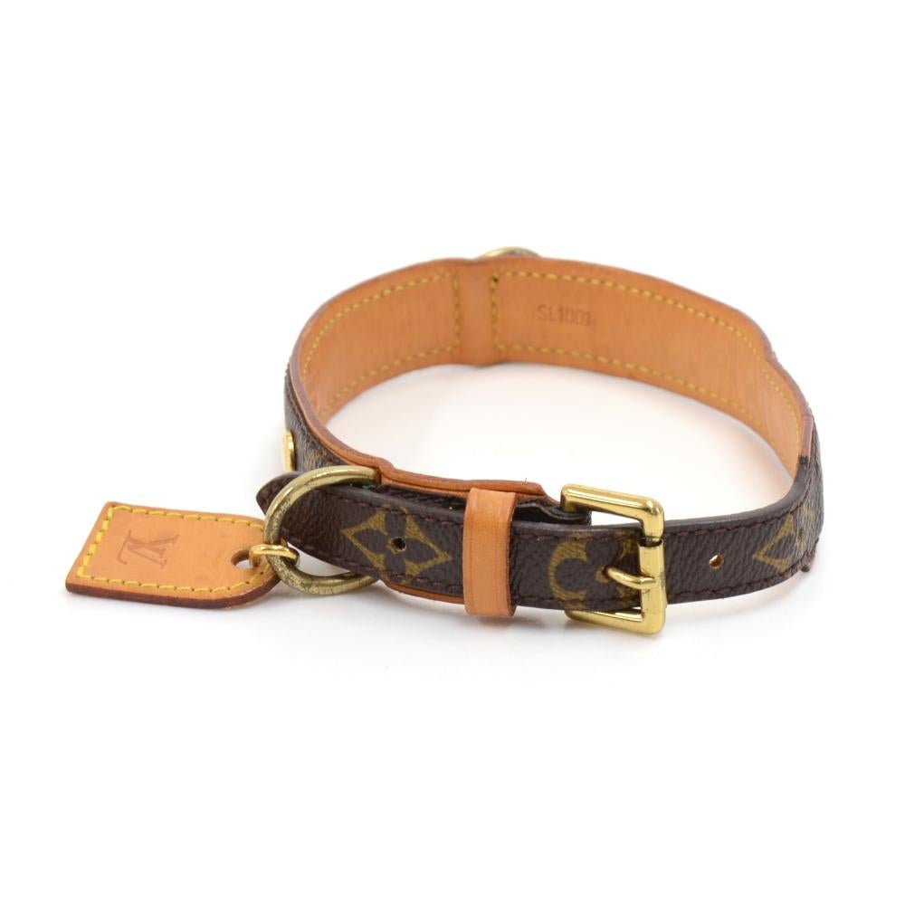 Louis Vuitton Monogram Pet Dog Two-Piece Leash and Collar Set at 1stDibs