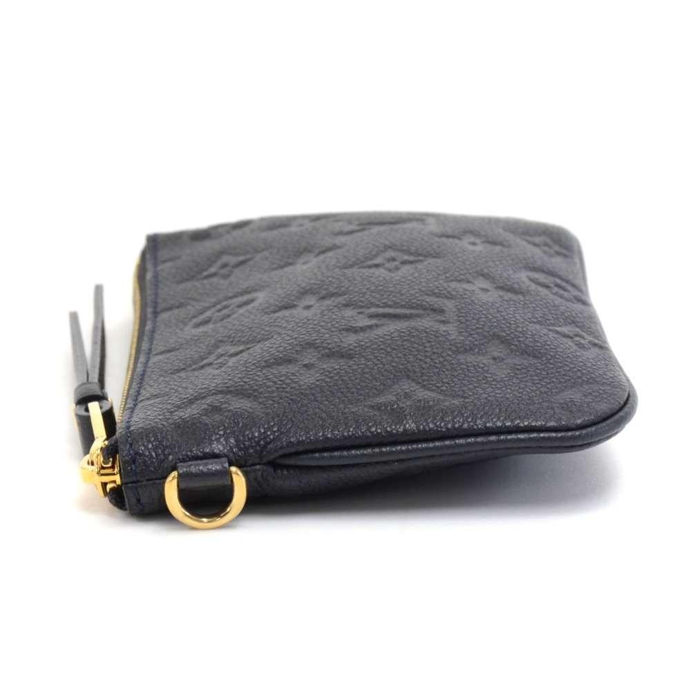 Black Louis Vuitton Citadine Pouch Navy Empreinte Leather Mini Bag