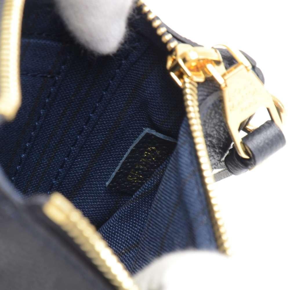 Louis Vuitton Citadine Pouch Navy Empreinte Leather Mini Bag 2
