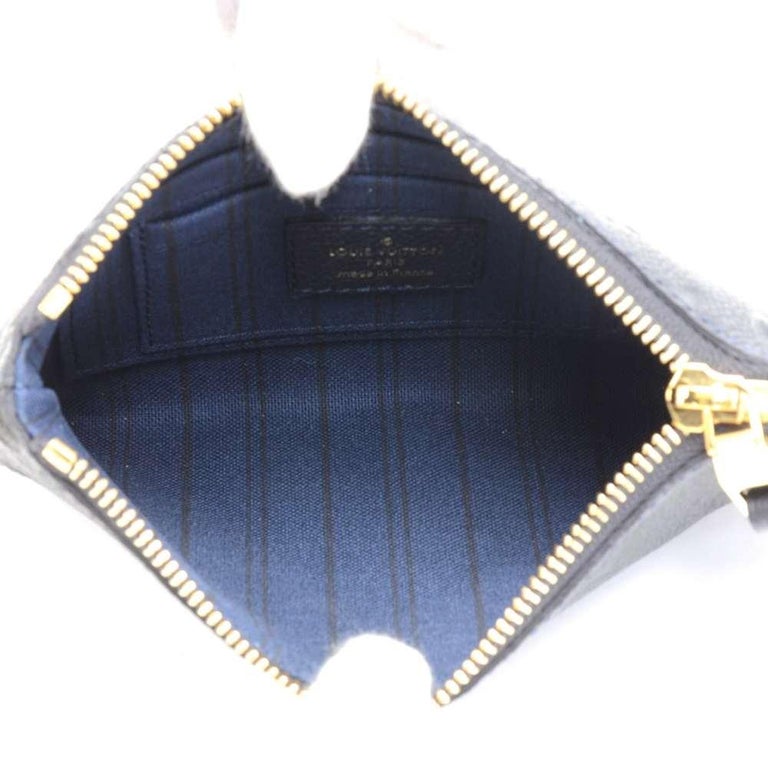 LOUIS VUITTON Citadine Monogram Empreinte Leather Shoulder Bag Plum