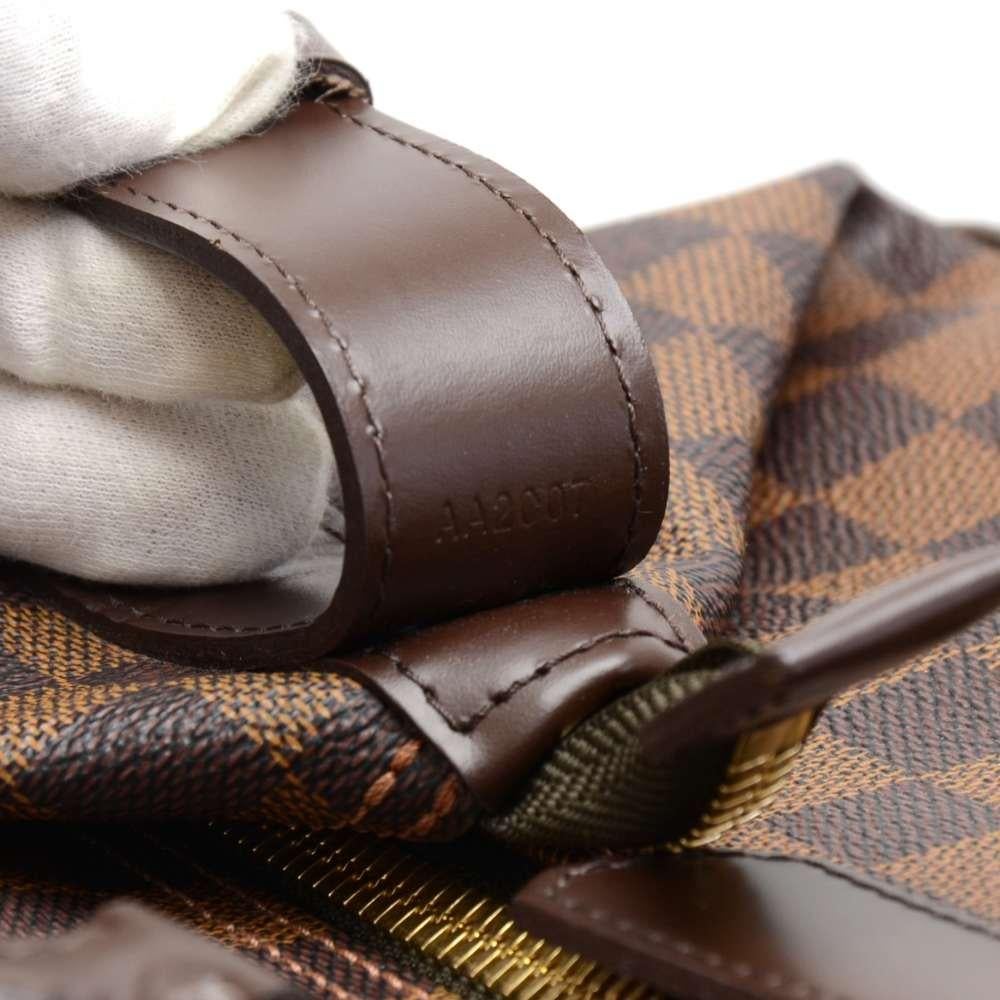 Louis Vuitton Grimaud Damier Ebene Canvas Travel Handbag For Sale 4