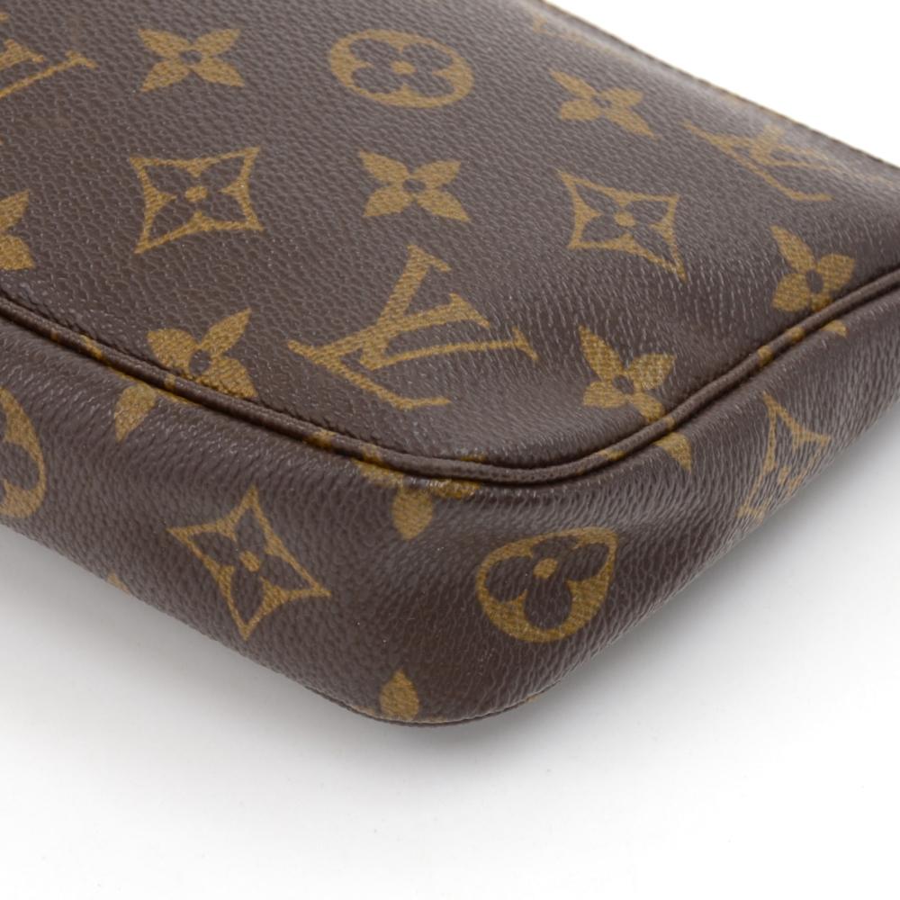 Louis Vuitton Pochette Accessoires Monogram Canvas Hand Bag 2
