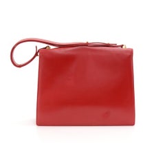 Vintage Louis Vuitton Opera Line Delphes Red Leather Shoulder Bag