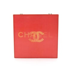 Chanel Holographic Red Vinyl Chain Shoulder Bag