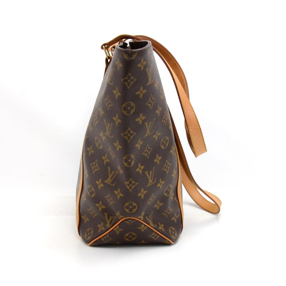 Women's Louis Vuitton Sac Shopping Monogram Canvas Shoulder Tote Bag