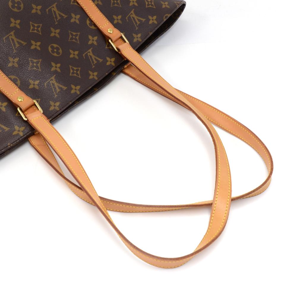 Louis Vuitton Sac Shopping Monogram Canvas Shoulder Tote Bag 2