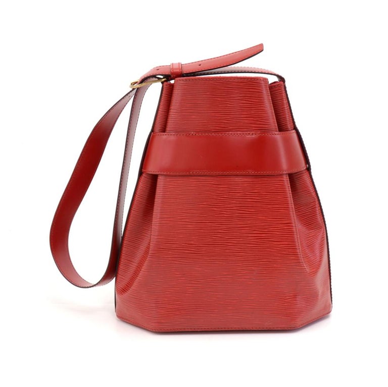 Louis Vuitton Vintage Sac d'Epaule Handbag Epi Leather PM Red 2281381