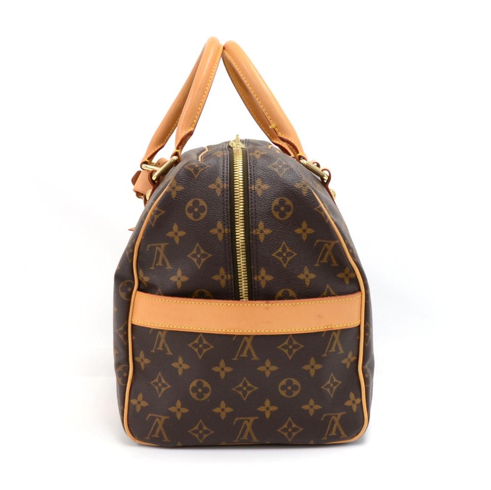 Black Louis Vuitton Carryall Monogram Canvas Travel Bag For Sale