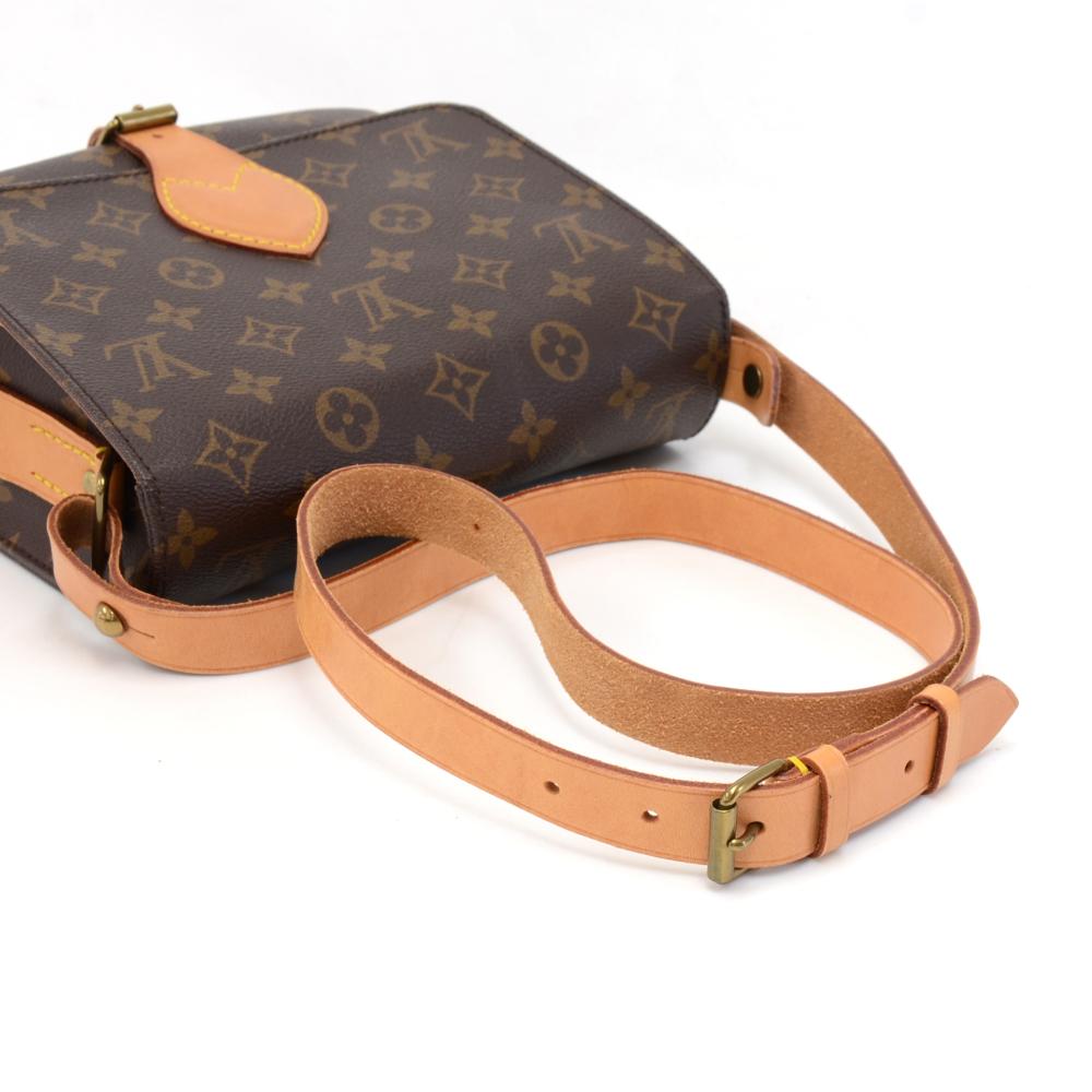 Vintage Louis Vuitton Cartouchiere MM Monogram Canvas Shoulder Bag 2