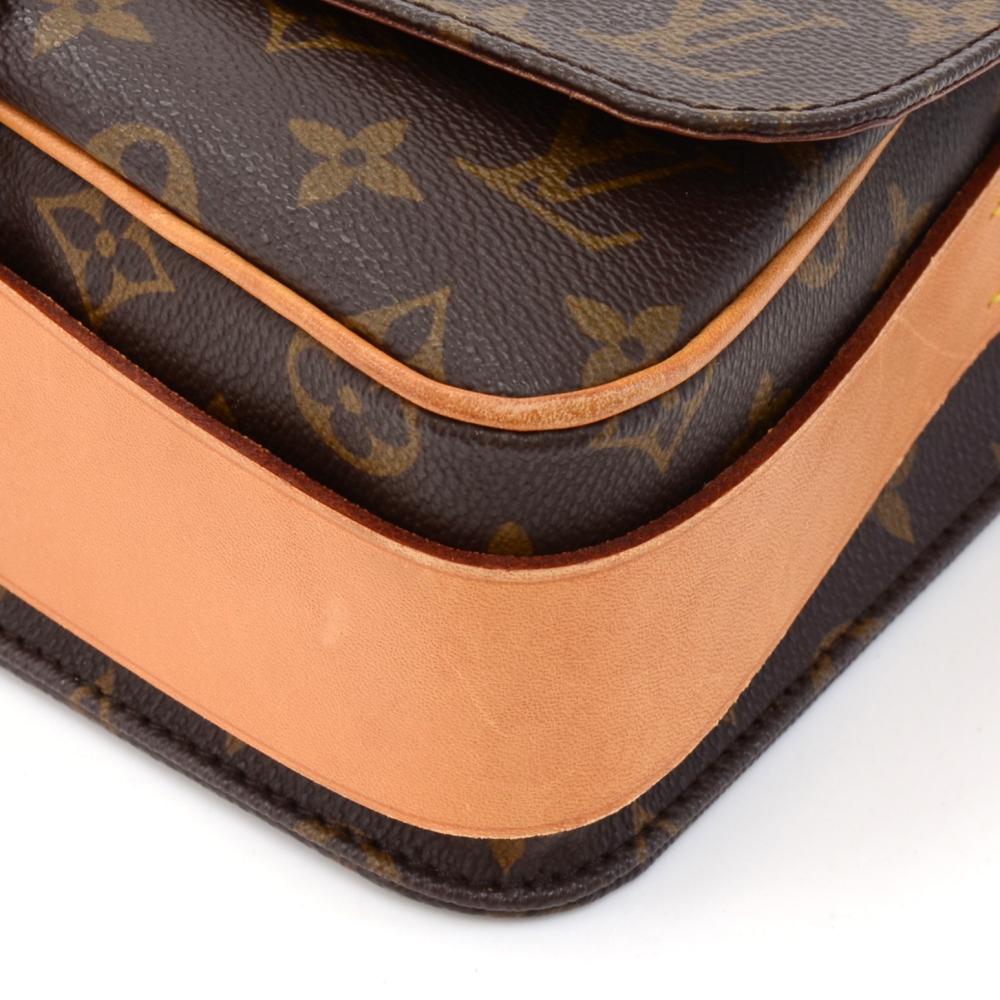 Vintage Louis Vuitton Cartouchiere MM Monogram Canvas Shoulder Bag 3