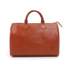 Vintage Louis Vuitton Speedy 30 Kenyan Fawn Epi Leather City Hand Bag