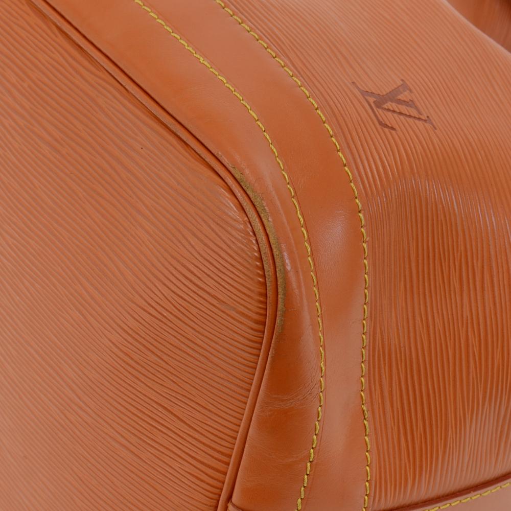 Vintage Louis Vuitton Noe Large Brown Cipango Gold Epi Leather Shoulder Bag 2
