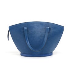 Vintage Louis Vuitton Blue Epi Leather Saint Jacques PM Shoulder Bag