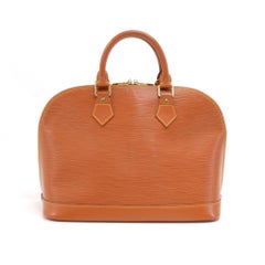 Vintage Louis Vuitton Alma Cipango Gold Epi Leather Hand Bag