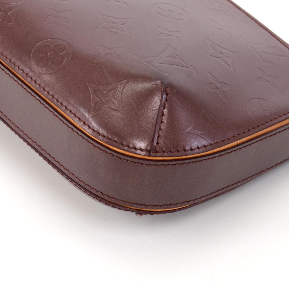 Louis Vuitton Fowler Purple Monogram Matt Leather Hand Bag For Sale 2