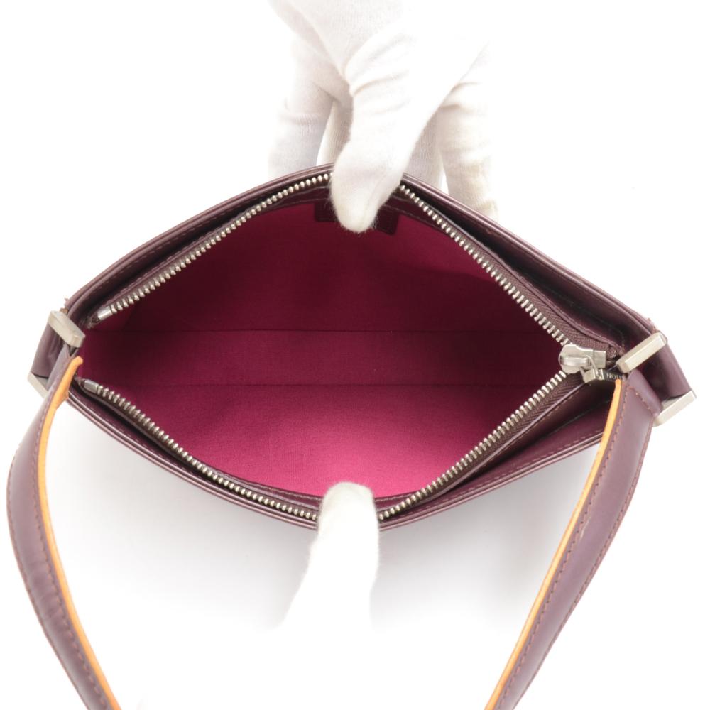 Louis Vuitton Fowler Purple Monogram Matt Leather Hand Bag For Sale 4