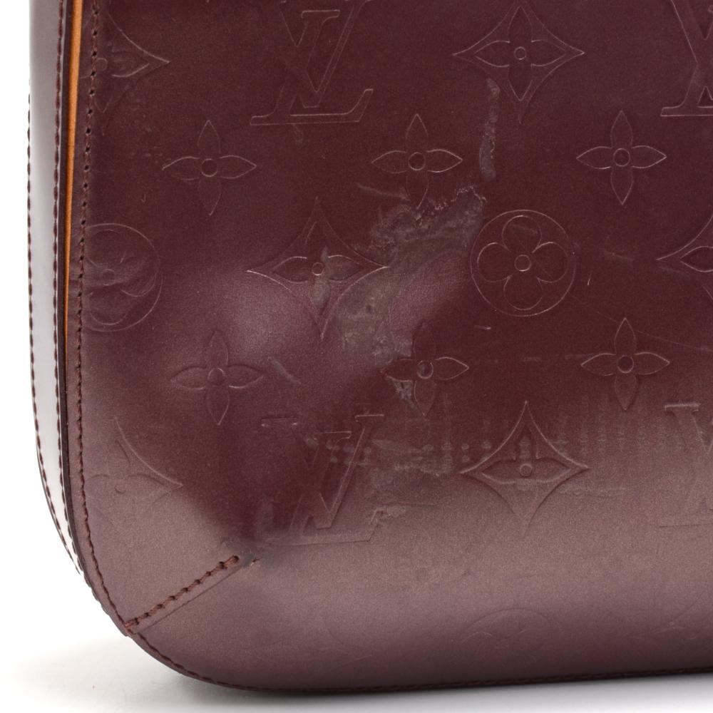 Louis Vuitton Fowler Purple Monogram Matt Leather Hand Bag For Sale 5