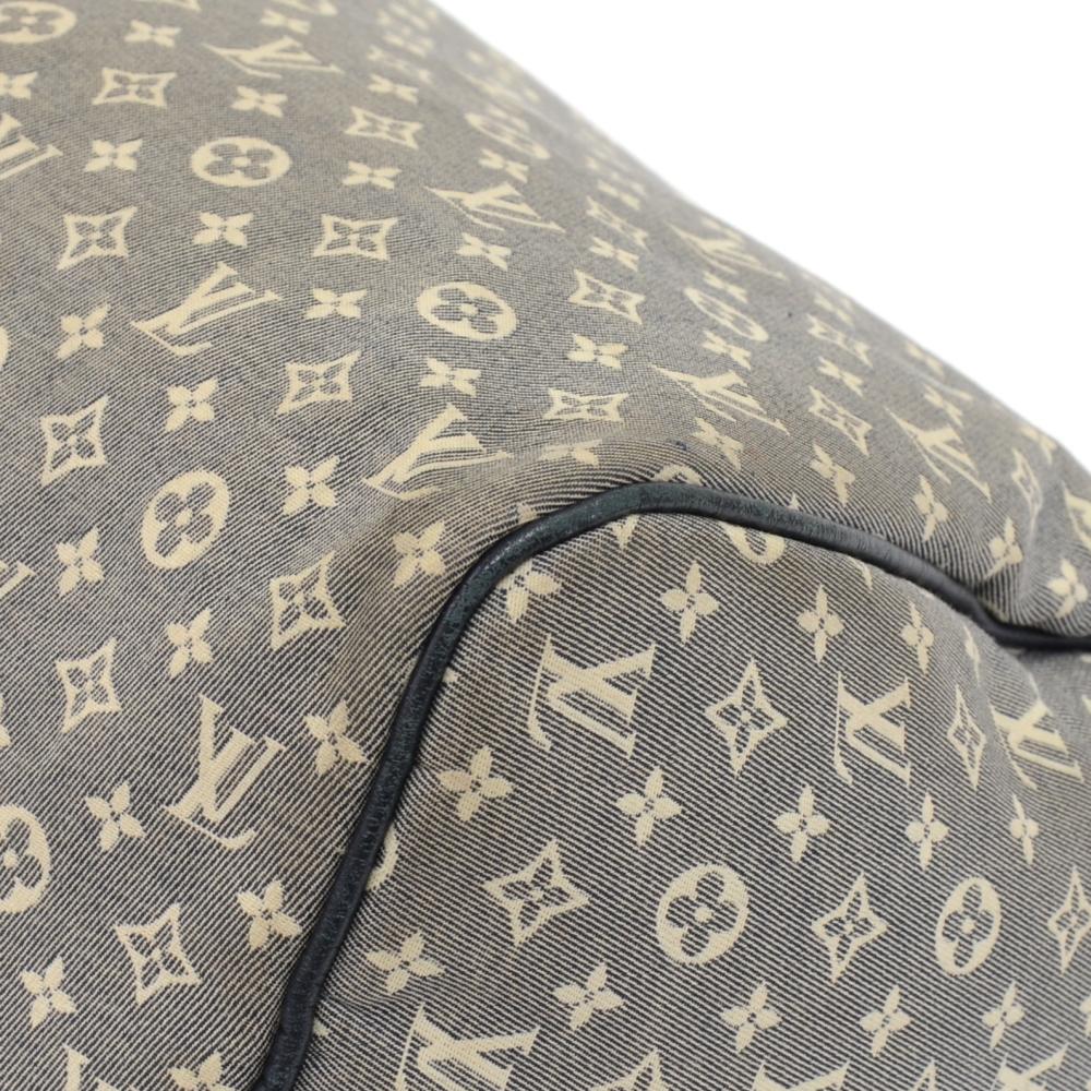 Louis Vuitton Speedy Bandouliere 30 Navy Idylle Monogram Mini Hand Bag + Strap 2