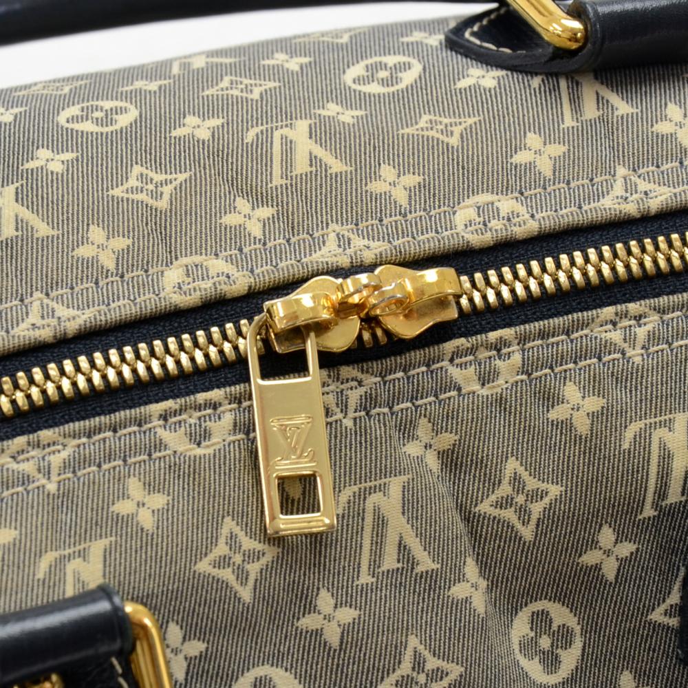 Louis Vuitton Speedy Bandouliere 30 Navy Idylle Monogram Mini Hand Bag + Strap 4