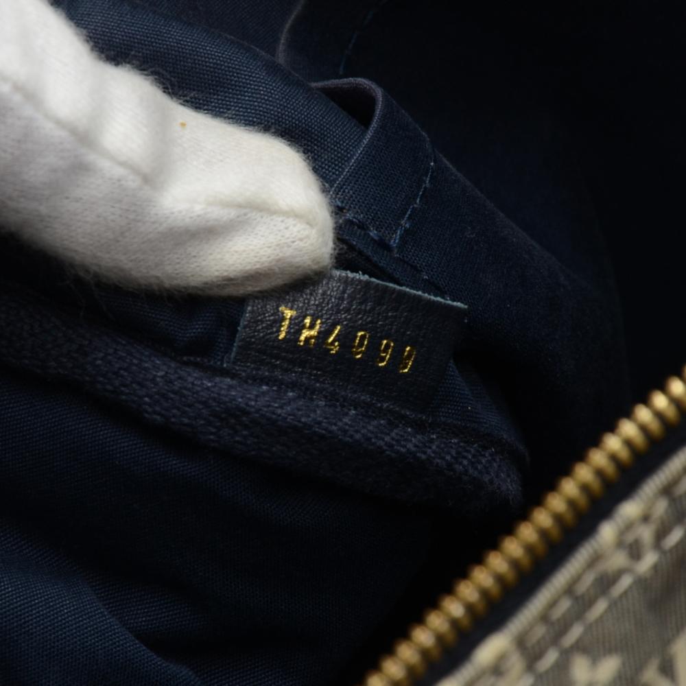 Louis Vuitton Speedy Bandouliere 30 Navy Idylle Monogram Mini Hand Bag + Strap 5