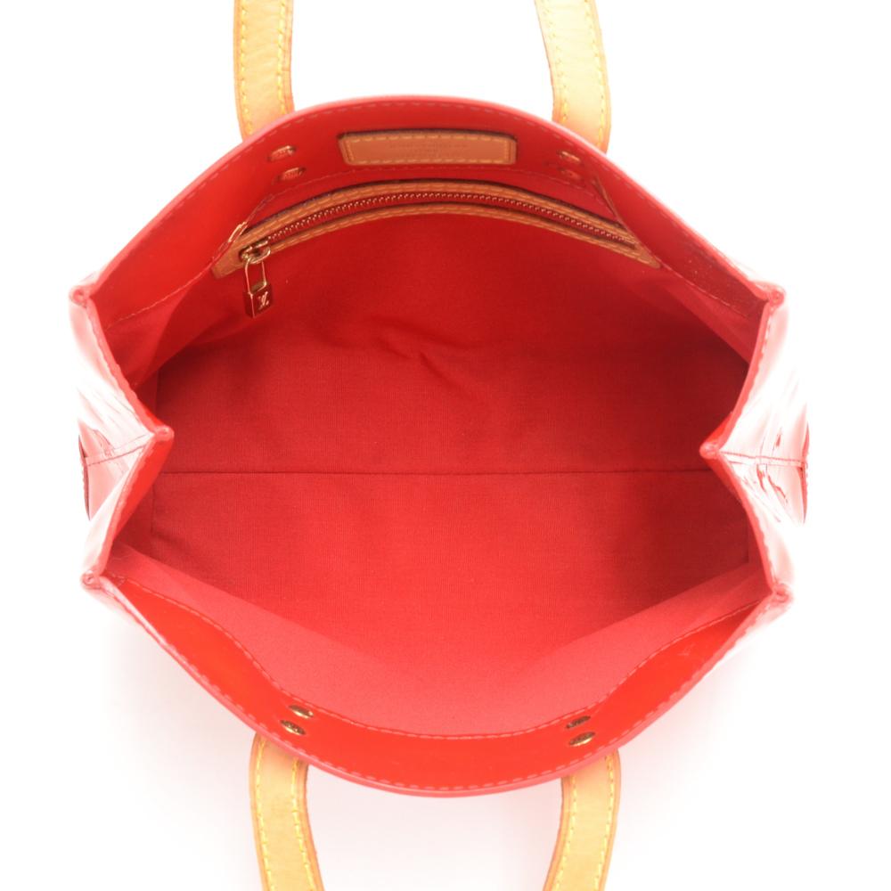 Louis Vuitton Reade PM Red Vernis Leather PM Hand Bag 6