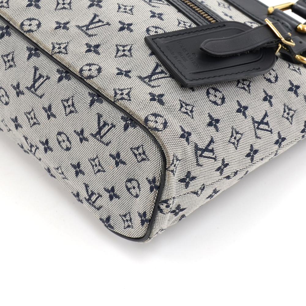 Louis Vuitton Lucille PM Blue Mini Monogram Shoulder Bag 2
