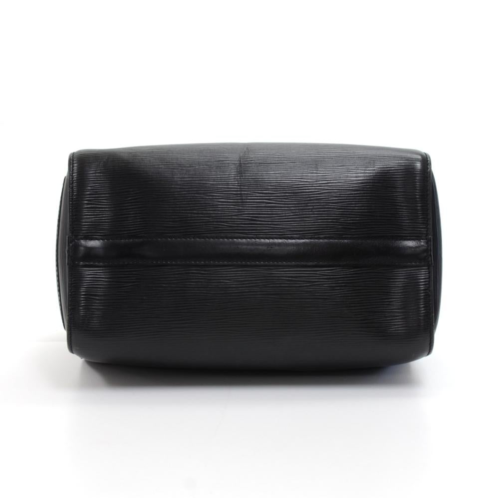 Vintage Louis Vuitton Speedy 25 Black Epi Leather City Hand Bag 1