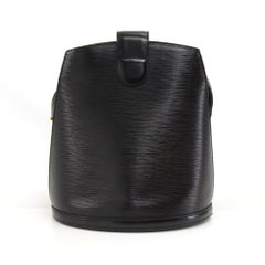 Louis Vuitton Cluny Black Epi Leather Shoulder Bag
