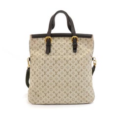 Louis Vuitton Francoise Khaki Monogram Mini Canvas 2 way Shoulder Bag
