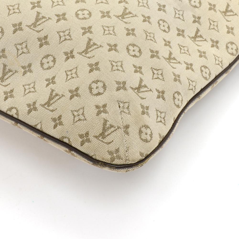 Louis Vuitton Francoise Khaki Monogram Mini Canvas 2 way Shoulder Bag For Sale 2