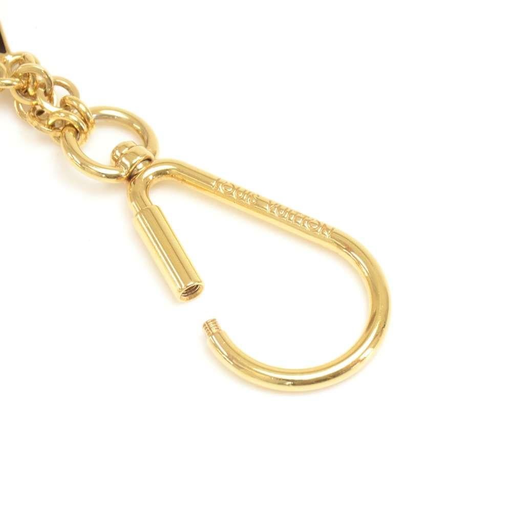 Women's Louis Vuitton Porte Puzzle Gold Tone Key Holder / Bag Charm For Sale
