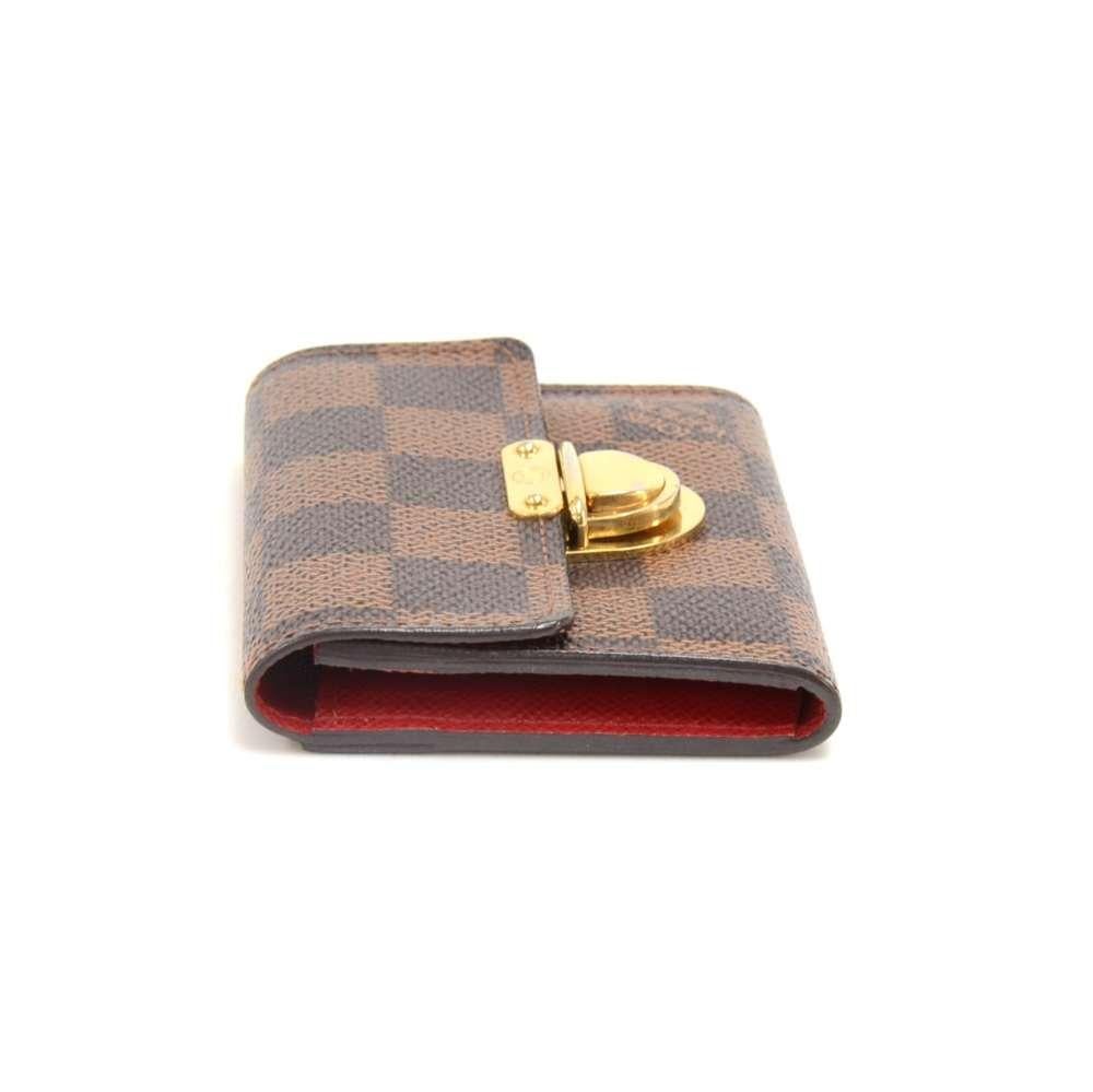 Louis Vuitton Porte Monnaie Koala Ebene Damier Canvas Coin Case In Excellent Condition In Fukuoka, Kyushu