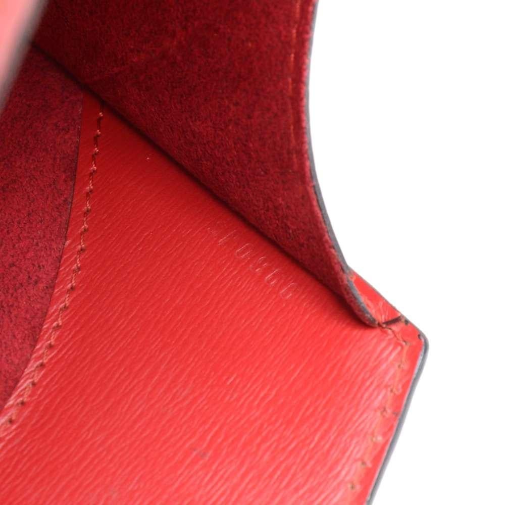 Vintage Louis Vuitton Cluny Red Epi Leather Shoulder Bag For Sale 2