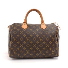 Louis Vuitton Speedy 30 Monogram Canvas City Hand Bag