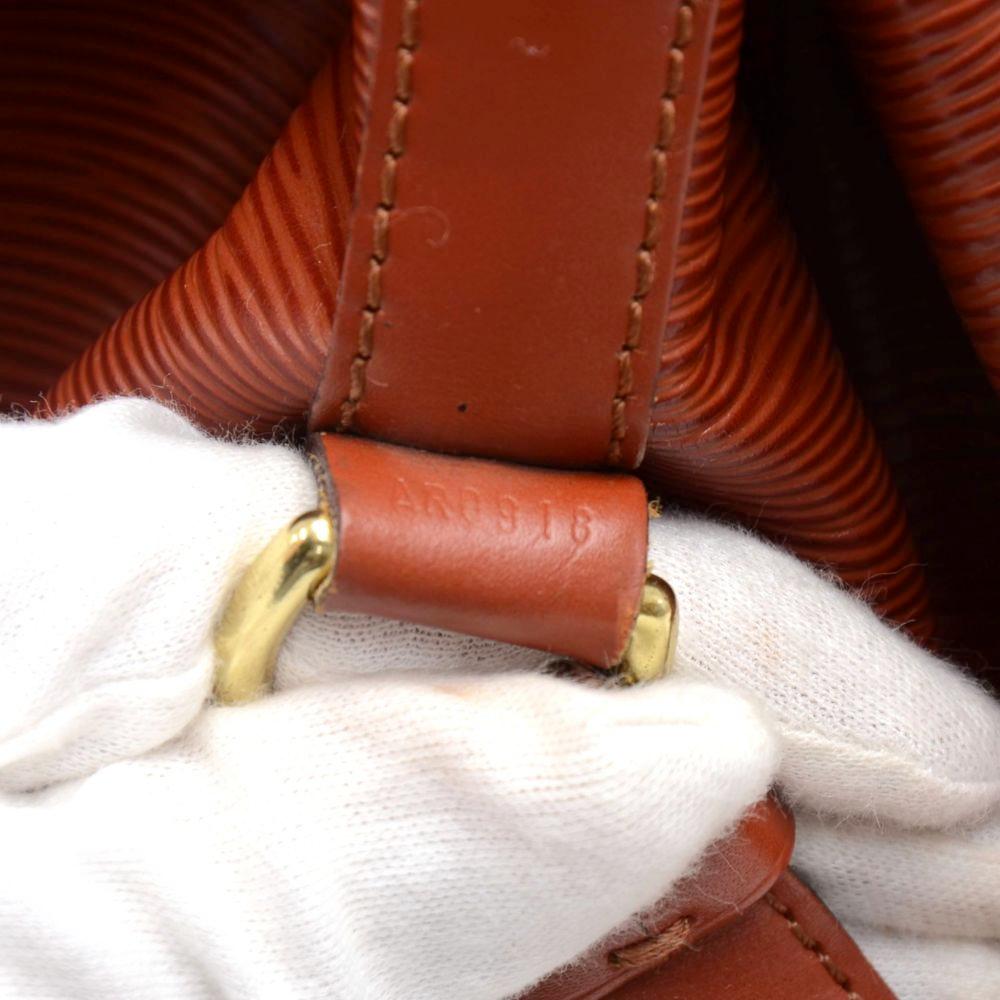 Vintage Louis Vuitton Petit Noe Brown Kenyan Fawn Epi Leather Shoulder Bag 5