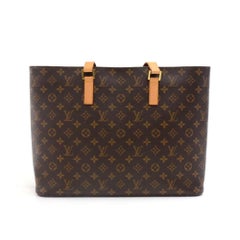 Louis Vuitton Luco Monogram Canvas Large Tote Shoulder Bag