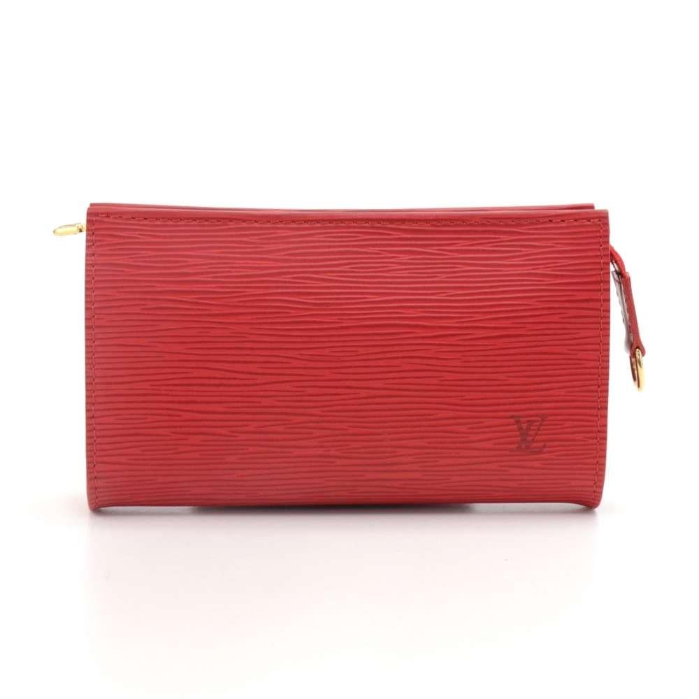 Louis Vuitton Bucket PM Red Epi Leather Shoulder Bag For Sale 5