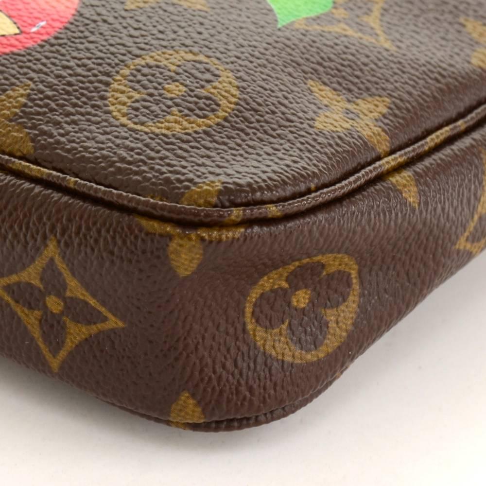 Louis Vuitton Pochette Accessories Cherry Monogram Canvas Bag Limited Edition 1