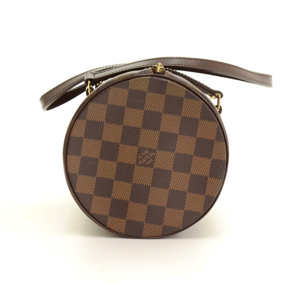 Louis Vuitton Papillon 30 Ebene Damier Canvas Hand Bag In Good Condition In Fukuoka, Kyushu