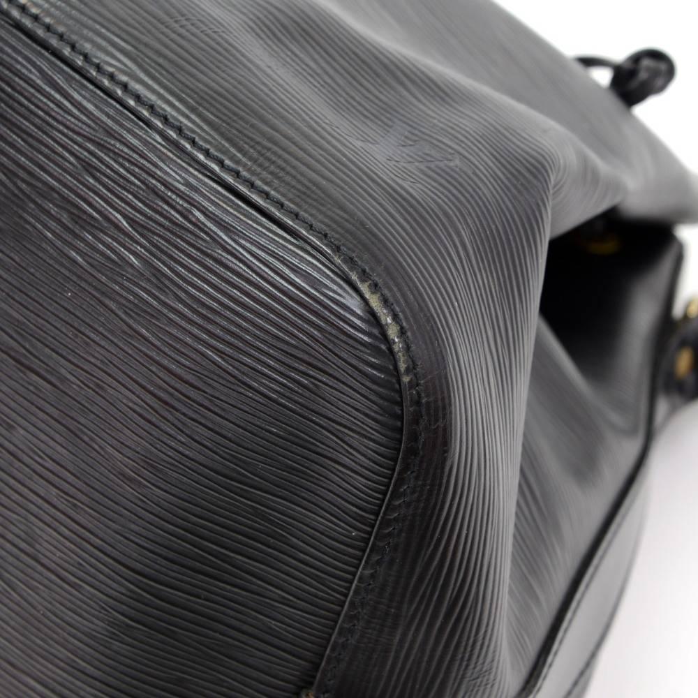 Louis Vuitton Petit Noe Black Epi Leather Shoulder Bag 3