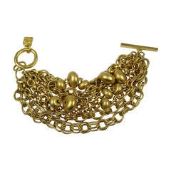 Karl Lagerfeld Multi Strand Bracelet  New Old Stock 1990s