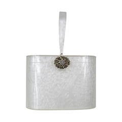 Wilardy Dooner Book piece White Marble Lucite bag 10
