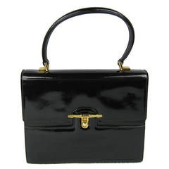 Gucci Vintage Kelly Handbag 1960s New Old Stock 5