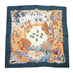 Hermes Silk Scarf "Africa" Wildlife Never worn