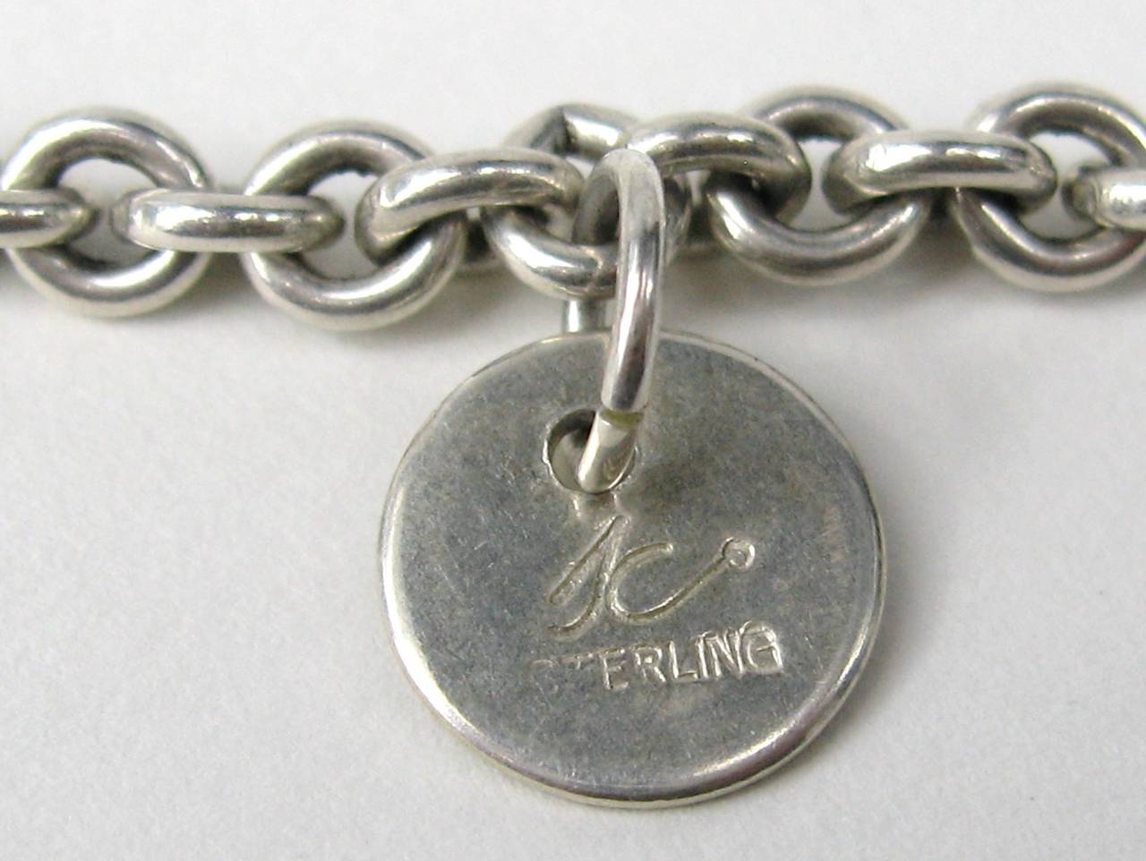 Women's Sterling Silver Carol Felley Cat's Meow Charm Necklace