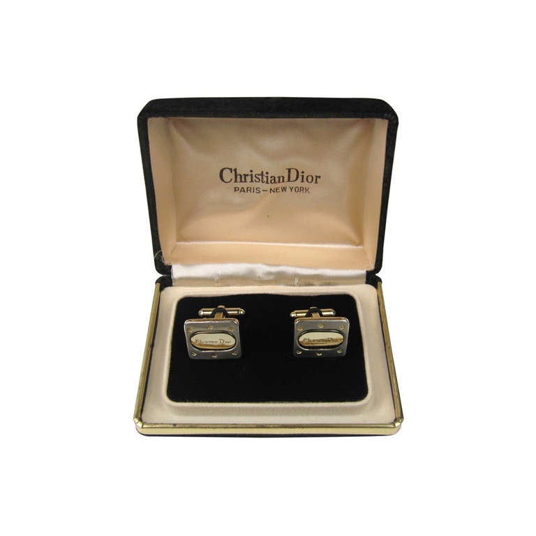 Christian Dior Mens Cufflinks For Sale at 1stdibs